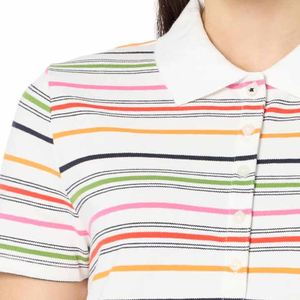 Camiseta Polo de Mujer, Último Modelo, Ropa de Fabricante, Algodón, Casual, Tejida, Venta al Por Mayor, Manga Corta, Color Sólido - Product Image 3