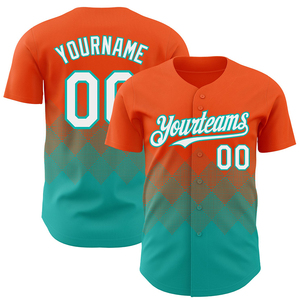 Camisetas de Béisbol Deportivas de Moda, 100% Poliéster, Secado Rápido, con Botones, Personalizables con Sublimación - Product Image 1