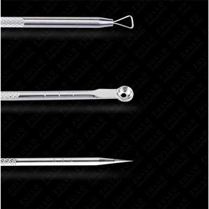 Kit Profesional de Extracción de Puntos Negros y Acné de Acero Inoxidable, Herramientas para Eliminar Comedones y Espinillas para el Cuidado Facial - Product Image 3