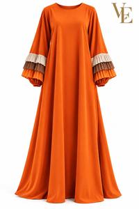 Miyake Designer <b>Plus</b> <b>Size</b> Adults Womens Vintage Casual Summer 2025 Fashion Loose Mid-Calf Pleated Ruched Eco-Friendly ODM - Product Image 5