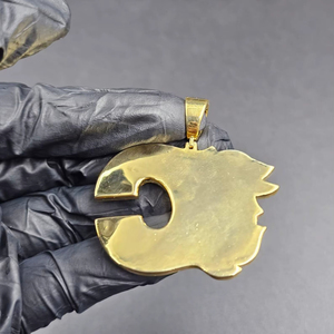 Collar con Colgante de Letra C Grande Personalizado para Hombre, Joyería de Plata 925, con Moissanita y Engaste de Garra, Cadena con Inicial para Boda - Product Image 4