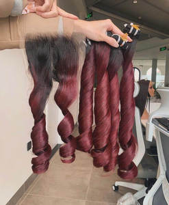 Extensions de cheveux vierges lisses en gros, double épaisseur, couleur naturelle, cheveux humains vietnamiens d'un seul donneur, trame Genius double résistance - Product Image 1