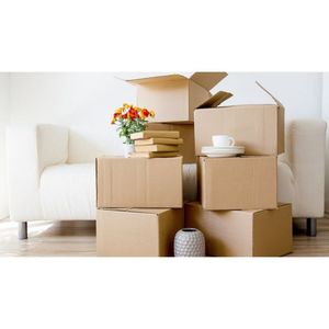 Eco-Friendly Square Corrugated Board <b>Storage</b> <b>Boxes</b>-Recycled <b>Materials</b> Stackable 3-Tier Trays for Desktop & Closet Organization - Product Image 1