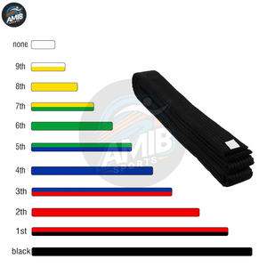 Mejor estilo para hombres y mujeres, cinturones de karate 100% algodón al por mayor, cinturón de artes marciales, color personalizado, cinturón de karate a precio económico - Product Image 4