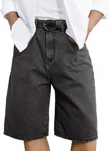 Pantalones Cortos de Mezclilla Holgados para Hombre, Estilo Y2K, Ropa Urbana - Product Image 3