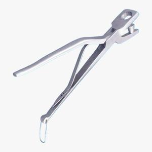 Coupe-oreilles professionnel en acier inoxydable forgé de 10 pouces, durable, réutilisable, réglable, de forme circulaire, pour usage vétérinaire (porcs, moutons, bovins, chèvres) - Product Image 1