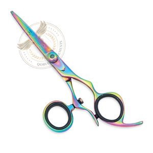 Tijeras de Peluquería Profesionales de Acero Inoxidable de Alta Calidad con Mango Giratorio para el Pulgar, para Suministros de Salón de Belleza, Grado A+, para Diestros - Product Image 2