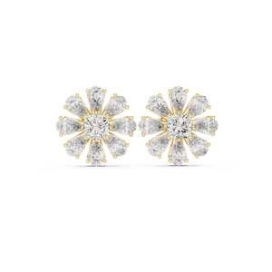 Pétale Perfection 10K Or Boho Chic Gland Boucles D'oreilles À La Main À La Mode Bohème Style Déclaration Boucles D'oreilles pour les Femmes - Product Image 5