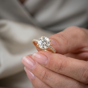 2 CT Lab Grown Diamond Engagement <b>Rings</b> Women's Luxury Wedding & Anniversary <b>Rings</b> Party <b>Statement</b> Jewelry 18k Gold Plated - Product Image 6