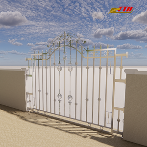 Portails en fer artistiques exclusifs : Sécurité renforcée rencontre un design forgé à la main époustouflant pour les propriétés modernes de luxe d'aujourd'hui. - Product Image 2