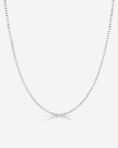 Lab Grown Diamond Tennis Necklaces Custom 14K Solid Gold Graduated Round Pave Set Classic Bridal <b>Choker</b> Luxury Jewelry Wholesale - Product Image 1