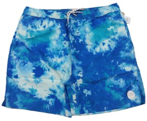 Short de bain pour garçon à séchage rapide, style tie-dye, pour la plage - Product Image 2