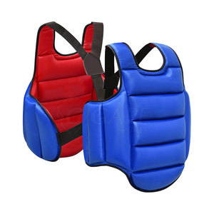 Protector de Pecho de Boxeo MMA de Cuero Vacuno de Alta Calidad con Diseño de Logotipo Personalizado Unisex, Cómodo y Ecológico - Product Image 1