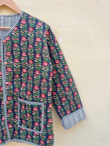 Edredón Acolchado Hecho a Mano en India por Vertexindiacorp, 100% Algodón Ecológico, Antiarrugas, Transpirable, de Secado Rápido, con Bolsillo Frontal, para Otoño/Invierno - Product Image 5