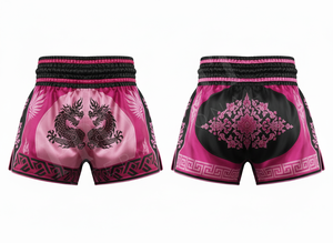 กางเกงขาสั้นมวยไทยขาสั้นปักโลโก้เอง - Product Image 4