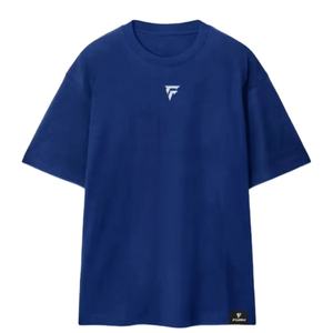 Recién llegado, camisetas de algodón personalizadas, ropa de calle con hombros caídos, camisetas de gran tamaño para hombres y mujeres, OEM logotipo impreso, estilo sólido - Product Image 1