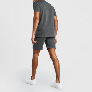 New Arrival Men's <b>Twin</b> <b>Set</b> Breathable High Quality Casual Style Wholesale Price Custom Logo for Adults Summer Two-Piece Fashion - Product Image 3