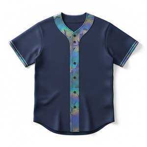 Camiseta de béisbol de diseño personalizado OEM, uniforme de softbol a rayas con botones, fabricante de ropa deportiva transpirable al por mayor - Product Image 1