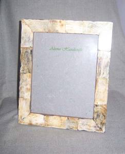 Cadre photo en mosaïque de corne de bambou de haute qualité, disponible pour toutes les tailles de photos, cadre photo de table à prix de gros - Product Image 2