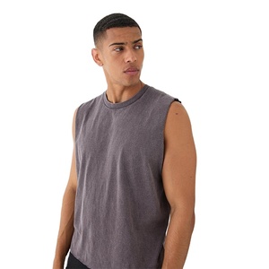 Hot Selling <b>Slim</b> Fit Wholesale Sports Summer High Quality Lightweight Breathable Quick Dry Custom Logo Design Men's Tank Top - Product Image 3