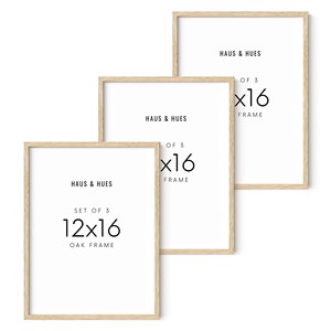 Natural <b>Oak</b> Wood 8x10 Photo <b>Frame</b> Wholesale | Modern Minimalist Picture <b>Frame</b> - Product Image 3