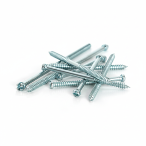 Tornillos para Madera PDC de Doble Rosca Métrica/Pulgada M6-M12, Cabeza Ranurada, Rosca Parcial, Clase 4.8 y 6.8, Acero al Carbono Zincado DIN - Product Image 1