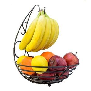 Cesta de metal económica de un solo nivel para encimera, para frutas y verduras, soporte de almacenamiento para cocina, colgador de plátanos, ecológico y multifuncional - Product Image 4