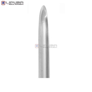 Instrumentos Quirúrgicos Alemanes Premium PAYR: Conductores de Ligadura Huecos de 22cm, Rectos, con Punta de 8mm, para Sujetar Tejidos - Product Image 4