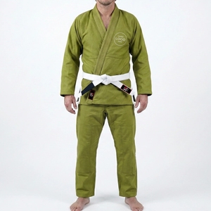 ชุดยิวยิตสูปักโลโก้ตามสั่ง ผ้าฝ้าย 100% ทอลายเพิร์ลวีฟ ชุดกิโมโนบราซิลเลียนยิวยิตสู สำหรับฝึกซ้อมระดับมืออาชีพ ชุดสำหรับการฝึกต่อสู้ - Product Image 1