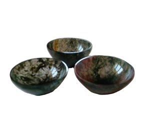 44 bandejas de plato de ágata de árbol pulido de 3 pulgadas de tamaño personalizado más vendidas hechas en India para ocasiones de fiesta - Product Image 1