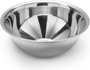 ชามเสิร์ฟงานหนัก ทนทาน ผลิตจากโลหะขัดเงา เป็นมิตรต่อสิ่งแวดล้อม ปราศจากสาร BPA ผลิตด้วยมือ สำหรับทำอาหารที่บ้าน ชามเตรียมอาหารสแตนเลส - Product Image 5