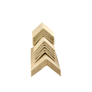 Custom Size Paper Angle Board L Shape Edge Protectors Kraft Reinforced Corner Guard for Pallet Load Protection Usev - Product Image 2