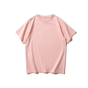 Camiseta de Algodón Lisa para Hombre, Ligera, Transpirable, de Manga Corta y Cuello Redondo, para Impresión - Product Image 3