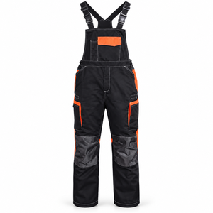Overoles de Trabajo Transpirables Personalizados para Hombre, Overoles Resistentes, con Tirantes Ajustables, Bolsillos para Carga y Rodillas Reforzadas - Product Image 1