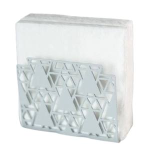 Porte-serviettes en métal avec finition noire poudrée, motif feuille découpé au laser, support de table en fer pour hôtels et restaurants - Product Image 6