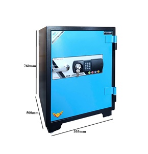 Caja fuerte con cerradura coreana que utiliza un código de combinación junto con una llave adjunta. - Product Image 4