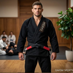 Kimono de Jiu Jitsu Brasileño (BJJ) Resistente, Tejido Pearl Weave, Pantalones Ripstop, Parches Bordados, Todos los Colores, Negro y Blanco - Product Image 5