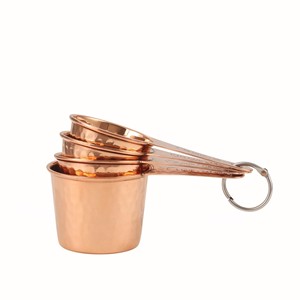 Juego de Tazas y Cucharas Medidoras de Acero Inoxidable Acme Exports, 1/3 Taza, Utensilios de Cocina Ecológicos de Metal - Product Image 5