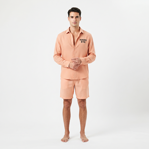 Conjunto Casual Holgado para Hombre 2026: Camisa de Manga Corta con Botones y Pantalones a Juego, Corte Recto - Product Image 5