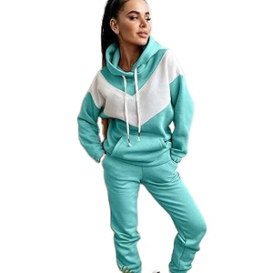 Ensemble de survêtements personnalisés avec logo, pantalon de survêtement, ensemble de sweats à capuche pour femmes, ensemble de survêtements brillants pour femmes, haute qualité - Product Image 5
