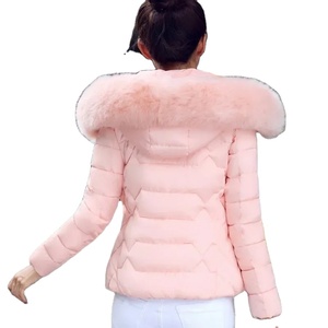 Chaqueta de invierno con Cuello de piel de mapache Artificial 2025, ropa de invierno y otoño para mujer, Parkas de alta calidad, prendas de vestir, abrigos para mujer - Product Image 1