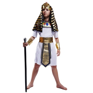 Gros Halloween Enfants Héroïque Petit Samouraï Égyptien Spectacle Costume Petit Pharaon Prince Cosplay Costume - Product Image 1