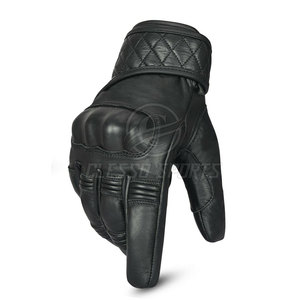 Gants de moto en cuir pour hommes, antidérapants, confortables et durables, équipement pour la conduite - Product Image 2