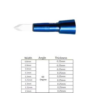 Cuchillas de Zafiro para Trasplante Capilar Manual, Cuchillas de Incisión FUE para Trasplante Capilar, Venta Caliente - Product Image 2