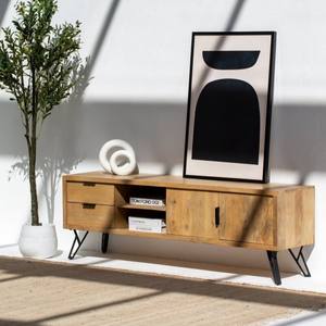 ตู้วางทีวีไม้แวนดานา อัลติส โอไรออน พร้อมชั้นวาง 2 ชั้น ตู้คอนโซลไม้จริงสไตล์มินิมอลทันสมัย - Product Image 3