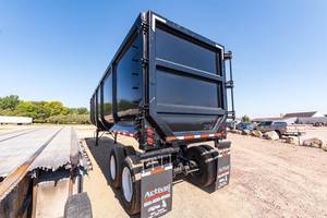 Heavy Duty Steel Frame Construction Dumper <b>Trailer</b> Hydraulic Tipping Body High Capacity Farm And Industrial <b>Cargo</b> Transport 128! - Product Image 3