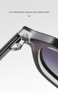 LMAMBA S31104 New Trendy Shades High Quality Personality Designer Custom Logo Polarized Lens Round <b>Sunglasses</b> Women Men - Product Image 3