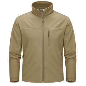 Veste softshell pour homme de haute qualité fabriquée en usine, manches longues pour l'hiver, utilisation en extérieur, imperméable, coupe-vent, respirante, séchage rapide - Product Image 3
