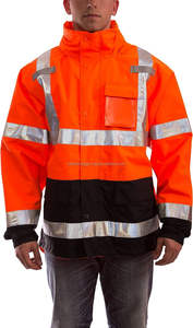 Custom High Hi Vis Visibility Reflective Winter Safety Bomber Jacket Reflective Safety Clothing - Product Image 5