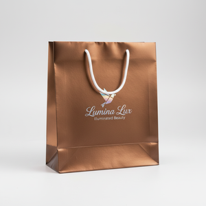 Premium Handmade Custom Printed Eco-Friendly <b>White</b> <b>Paper</b> <b>Bag</b> Luxury Laminated Finish for Supermarket Promotion Shopping Gift - Product Image 6
